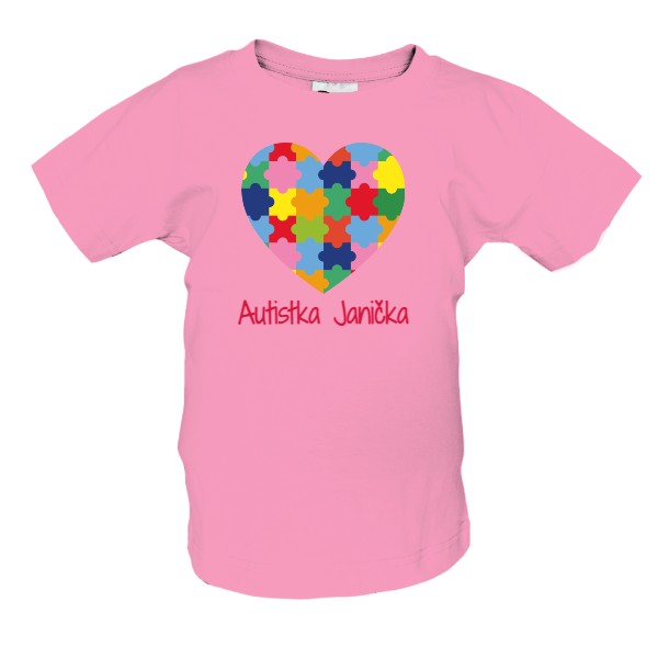 Tričko s potiskem Autistka
